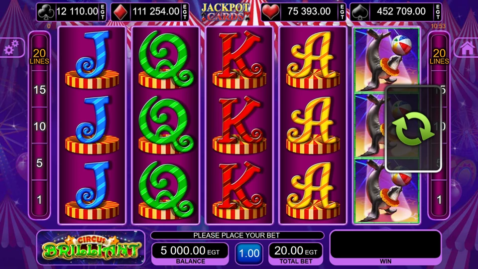 Circus free spins 27833